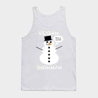 Vegan Snowman Tank Top